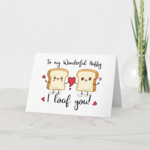 Hubby Jubiläum Loaf Sie Niedliche Puppe Karte