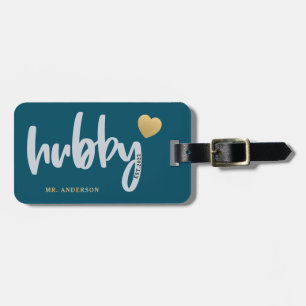 Hubby Typografie Gepäckanhänger