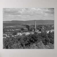 Huber Breaker Ashley Pa. Affiche