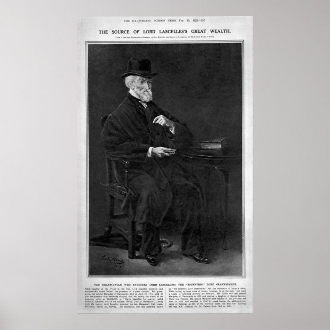 Hubert George de Burgh-Canning Poster (Vorne)