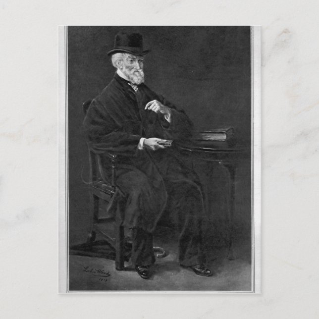 Hubert George de Burgh-Canning Postkarte (Vorderseite)