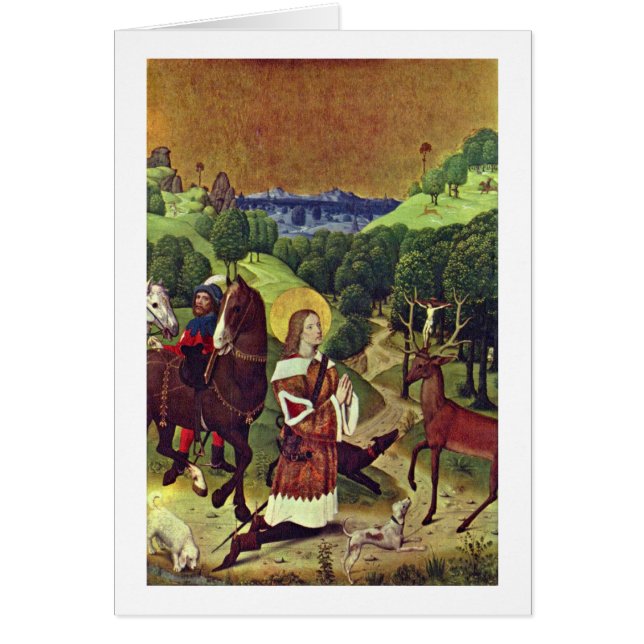 Hubertus von Meister des Lebens der Marie wird (Vorne)