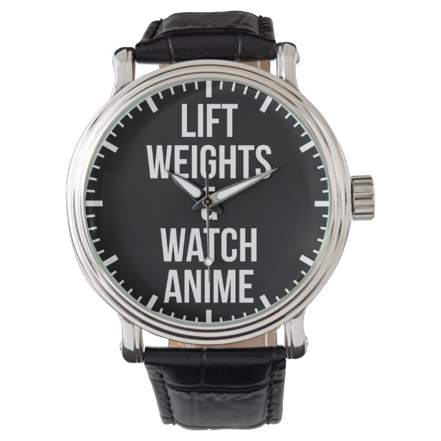 Hubgewicht und Anime - Inspirationsspielraum Armbanduhr (Vorderseite)
