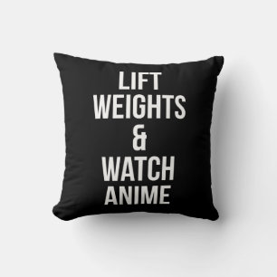 Hubgewicht und Anime - Inspirationsspielraum Kissen