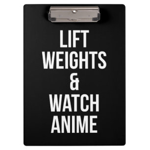 Hubgewicht und Anime - Inspirationsspielraum Klemmbrett