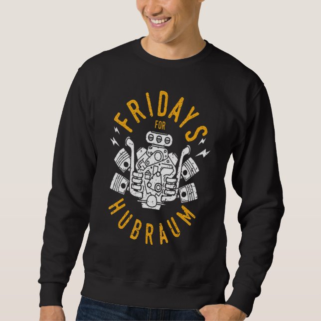 Hubraum Car Tuning Climate Change Paro Sweatshirt (Vorderseite)