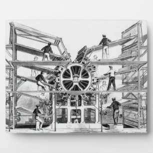 Hubraum der printing press invented by Richard Mar Fotoplatte