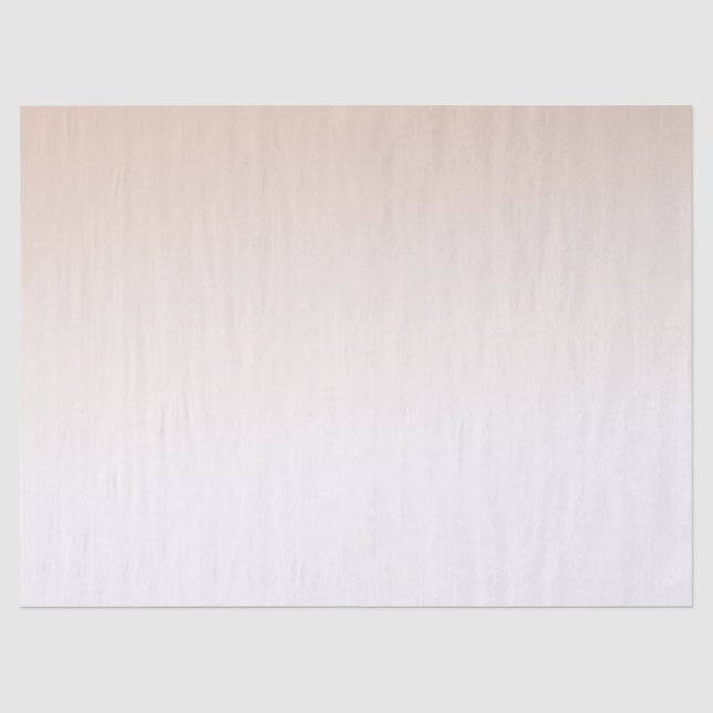 Hübsch als Peach Ombre Seidenpapier (Vorderseite)