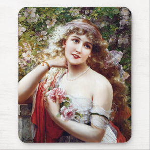 Hübsch als Rose Mousepad
