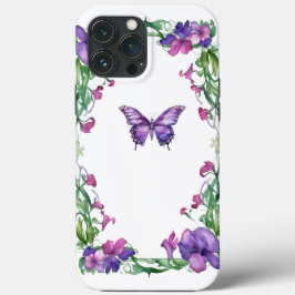 Hübsch Art Deco Butterfly iPhone 13 Pro Max Fall Case-Mate iPhone Hülle