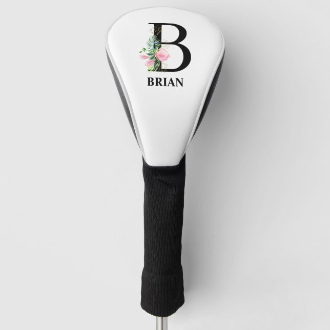 HÜBSCH B MIT MONOGRAMM GOLF HEADCOVER (Vorderseite)