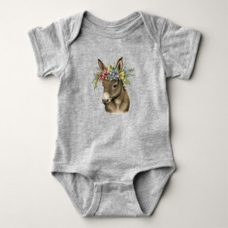 Hübsch Baby Donkey Baby Bodysuit Strampler