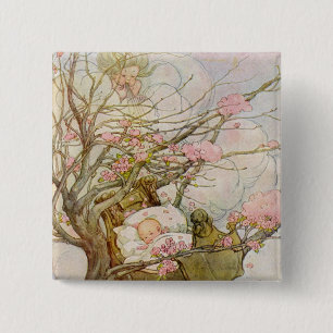 Hübsch Baby Girl Button