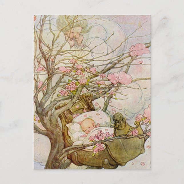 Hübsch Baby Girl Postkarte (Vorderseite)