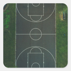 Hübsch Basketball Quadratischer Aufkleber