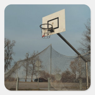 Hübsch Basketball Quadratischer Aufkleber