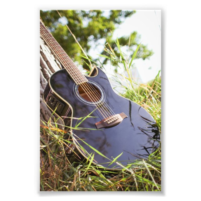 Hübsch Bass Guitar Fotodruck (Vorne)