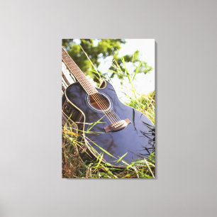 Hübsch Bass Guitar Leinwanddruck