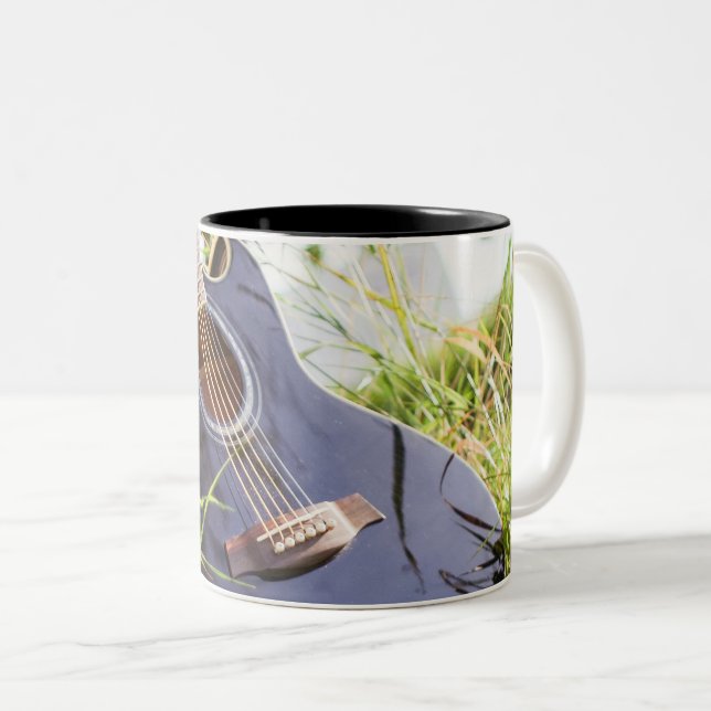 Hübsch Bass Guitar Zweifarbige Tasse (VorderseiteRechts)