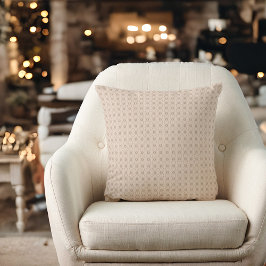 Hübsch beige geometrisch kissen