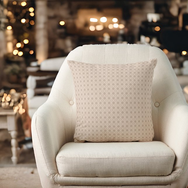 Hübsch beige geometrisch kissen (Von Creator hochgeladen)