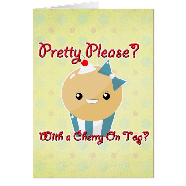 Hübsch bitte auf die Muffin Girl Cherry (Vorne)