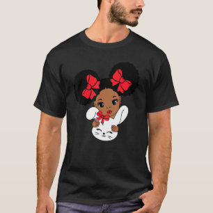 Hübsch Black & Educated African Queen Girl Happy E T-Shirt