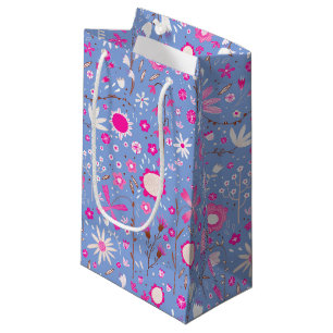 Hübsch Blue Botanic Wildblume Floral Kleine Geschenktüte