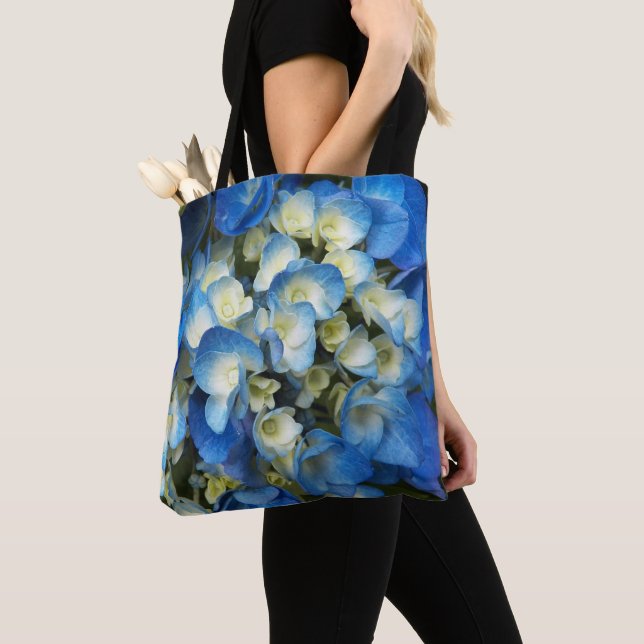 Hübsch Blue Hydrangea Floral Tasche (Von Nahem)