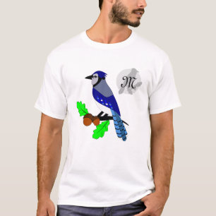 Hübsch Blue Jay Bird T-Shirt