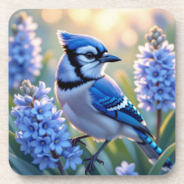 Hübsch Blue Jay und Lilacs Getränkeuntersetzer