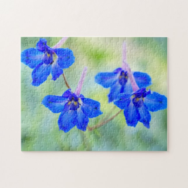 Hübsch Blue Larkspur Bläserpuzzle (Horizontal)