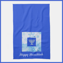 Hübsch Blue Menorah Hanukkah