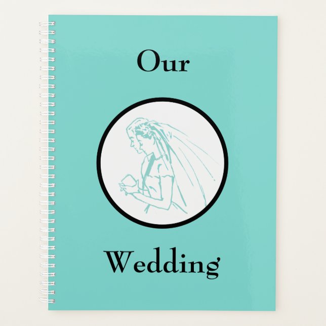 Hübsch Blue Wedding Planner Planer (Vorderseite)