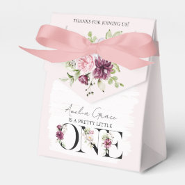 Hübsch Blush Floral ONE Baby Girl's First Birthday Geschenkschachtel