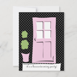 Hübsch Blush Pink Door Einladung