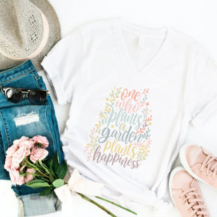 Hübsch Boho Botanischer Garten Zitat T-Shirt