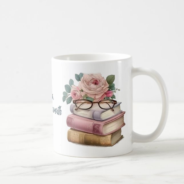 Hübsch Books Teachers Gift Kaffeetasse (Rechts)