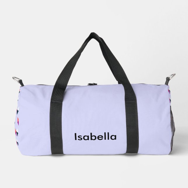 Hübsch Bows Pattern Kinder Personalisiert Lilac Sc Bedruckter Rucksack (Vorderseite)