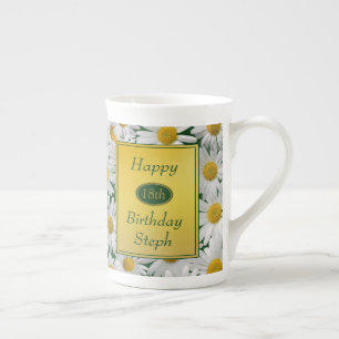 Hübsch Bright Daisy Birthday Foto Geschenk Prozellantasse
