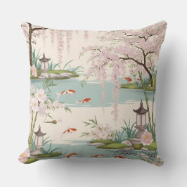 Hübsch Cherry Blossom Blumenarm Kissen