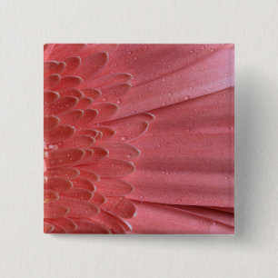 Hübsch Coral Pink Gerbera Daisy Button