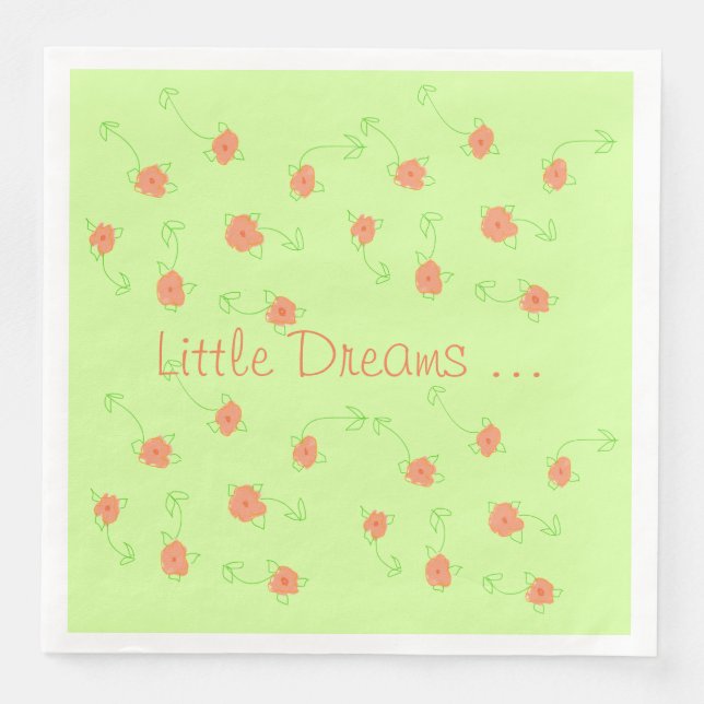 Hübsch Delikatessen, Künstlerisch Serviette (Vorderseite)