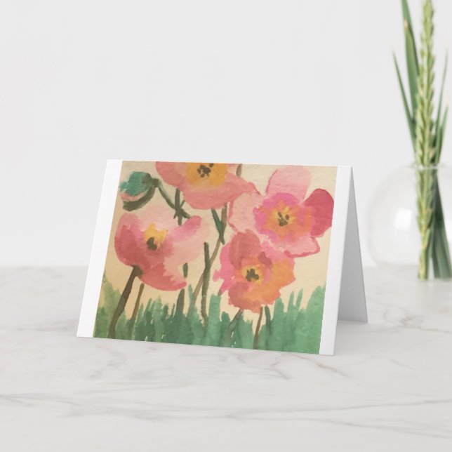 Hübsch, denke ich Grußkarte 3 Karte (Vorderseite)