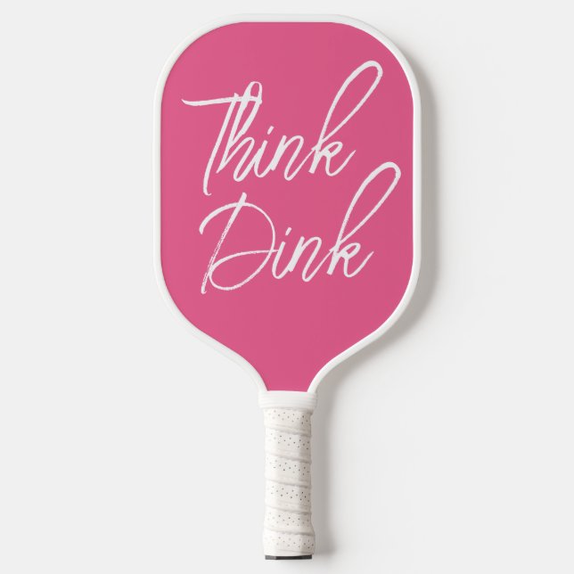 Hübsch denken rosa pickleball schläger (Vorderseite)