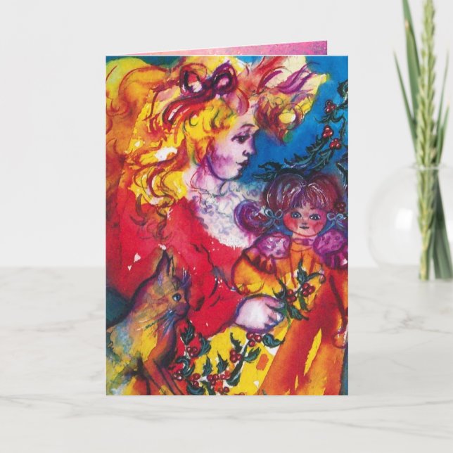 HÜBSCH DOLL FEIERTAGSKARTE (Vorderseite)