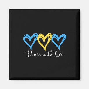 Hübsch Down with Liebe World Down Syndrome Awarene Magnet