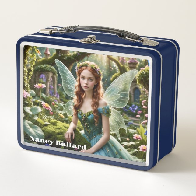 Hübsch Fairy Metall Brotdose (Vorderseite)