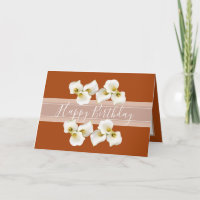 Hübsch Floral Bouquet Lily Blume Orange Birthday