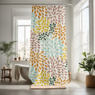 Hübsch floral dekorativ auffällig duschvorhang
